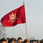 2013-01-01 Valstybinės vėliavos pakeitimo ceremonija Lietuvos vėliavos dieną