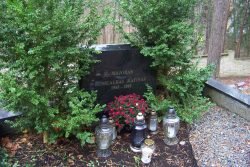 2019-11-17 Antakalnio kapinėse kariuomenės kūrėjo savanorio Romualdo Katino kapas