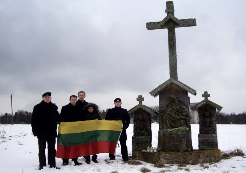 Draučių kaime, kur fanatikas nužudė devynis kaimo gyventojus lietuvius