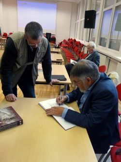 2017-09-08 Knygos „Kaizerio kareivis Lietuvoje“ pristatyme Vilniaus įgulos karininkų ramovėje. M.Abaravičiaus nuotr.