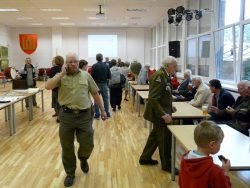 2017-09-08 Knygos „Kaizerio kareivis Lietuvoje“ pristatyme Vilniaus įgulos karininkų ramovėje. M.Abaravičiaus nuotr.