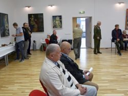 2017-09-08 Knygos „Kaizerio kareivis Lietuvoje“ pristatyme Vilniaus įgulos karininkų ramovėje. M.Abaravičiaus nuotr.