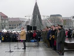 025MA 2018-01-01 Katedros aikštėje. M.Abaravičiaus nuotr.