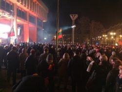 2018-01-12 Prie Atminimo laužo. A.Čiro nuotr.