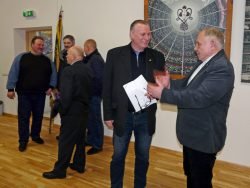 2018-01-21 Prieš LKKSS VAS pakartotinį susirinkimą. LKKSS ir VAS valdybų pirmininkai. M.Abaravičiaus nuotr.