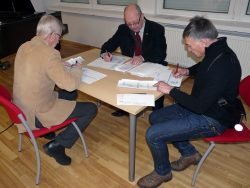 2018-01-21 Dirba balsų skaičiavimo komisija. Abaravičiaus nuotr.