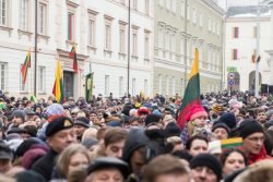 2018-02-16 Gedimino prospekte. L.Bartkaus nuotr (delfi.lt)