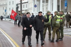 2018-02-16 Aikštėje prie krašto apsaugos ministerijos. A.Čiro nuotr.