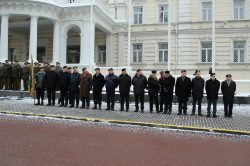 2018-02-16 Aikštėje prie krašto apsaugos ministerijos. A.Čiro nuotr.