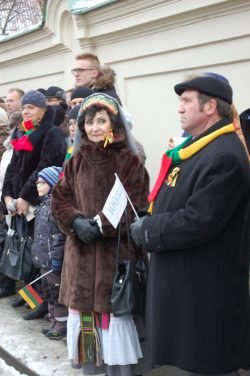 2018-02-16 Aikštėje prie krašto apsaugos ministerijos. A.Čiro nuotr.