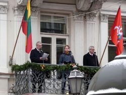 2018-02-16 Prie Signatarų namų. M.Abaravičiaus nuotr.