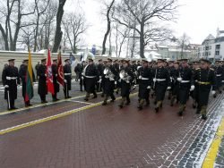 2018-02-16 Aikštėje prie krašto apsaugos ministerijos. M.Abaravičiaus nuotr.