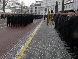 2018-02-16 Aikštėje prie krašto apsaugos ministerijos. M.Abaravičiaus nuotr.