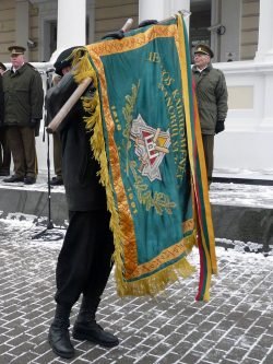 2018-02-16 Aikštėje prie krašto apsaugos ministerijos. M.Abaravičiaus nuotr.