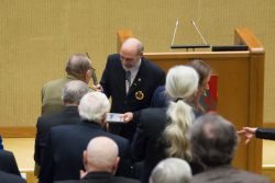 fb-sv487527 2018-03-11 Iškilmingas kovo 11-osios minėjimas Seime. V.Skaraičio (BFL) nuotr.