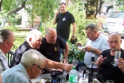 2018-08-04 Ariogaloje. Linos Pečeliūnienės kieme