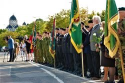 2018-08-21 Savanorio A.Sakalausko pagerbimo ceremonija jo žūties vietoje. A.Čiro nuotr.
