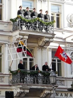 2019-02-16 Prie Lietuvos nepriklausomybės signatarų namų. M.Abaravičiaus nuotr.