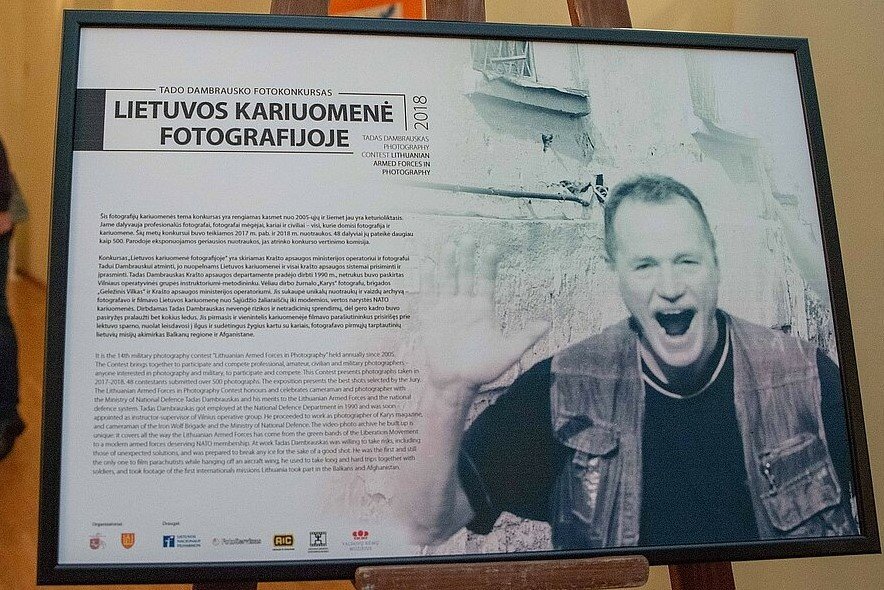 Aplankykime  Tado Dambrausko fotokonkurso „Lietuvos kariuomenė fotografijoje 2018“ parodą