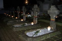 2019-10-31 vakarą Naujųjų Rasų kapinėse