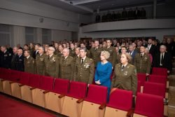 2019-11-20 Vilniaus įgulos karininkų ramovėje. gr. M.Lysenko nuotr. (Sausumos pajėgos, Facebook)