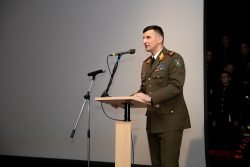 2019-11-20 Vilniaus įgulos karininkų ramovėje. gr. M.Lysenko nuotr. (Sausumos pajėgos, Facebook)