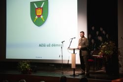 2019-11-20 Vilniaus įgulos karininkų ramovėje. gr. M.Lysenko nuotr. (Sausumos pajėgos, Facebook)