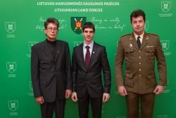 2019-11-20 Vilniaus įgulos karininkų ramovėje. gr. M.Lysenko nuotr. (Sausumos pajėgos, Facebook)