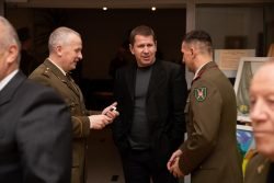 2019-11-20 Vilniaus įgulos karininkų ramovėje. gr. M.Lysenko nuotr. (Sausumos pajėgos, Facebook)