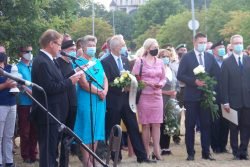 2020-08-21 Savanorio A.Sakalausko žūties vietoje. S.Stelmoko nuotr.