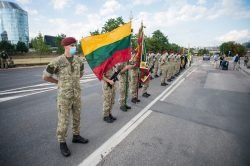 2020-08-21 Savanorio A.Sakalausko žūties vietoje. A.Pliadžio (KAM) nuotr.