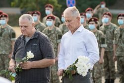 2020-08-21 Savanorio A.Sakalausko žūties vietoje. A.Pliadžio (KAM) nuotr.