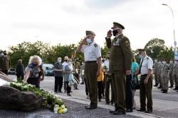 2020-08-21 Savanorio A.Sakalausko žūties vietoje. M.Lysenko (KASP) nuotr.