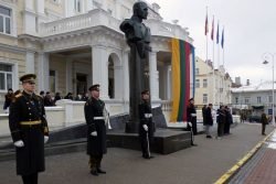 2023-01-28 Jono Žemaičio aikštėje. Mindaugo Abaravičiaus nuotr.