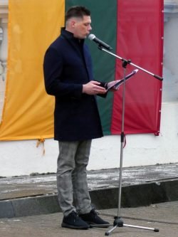 2023-01-28 Jono Žemaičio aikštėje. Mindaugo Abaravičiaus nuotr.