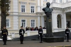 2023-01-28 Jono Žemaičio aikštėje. Mindaugo Abaravičiaus nuotr.