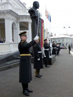 2023-01-28 Jono Žemaičio aikštėje. Mindaugo Abaravičiaus nuotr.