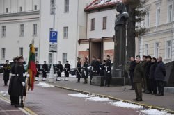 2023-01-28 Jono Žemaičio aikštėje. Gintauto Šniro nuotr.