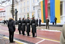 2023-01-28 Jono Žemaičio aikštėje. Algimanto Pečiukaičio nuotr.