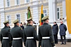 2023-01-28 Jono Žemaičio aikštėje. Algimanto Pečiukaičio nuotr.