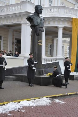 2023-01-28 Jono Žemaičio aikštėje. Gintauto Šniro nuotr.