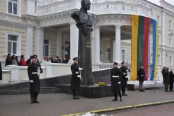 2023-01-28 Jono Žemaičio aikštėje. Gintauto Šniro nuotr.