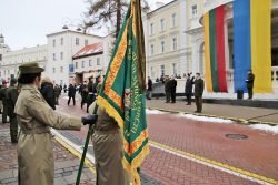 2023-01-28 Jono Žemaičio aikštėje. Algimanto Pečiukaičio nuotr.