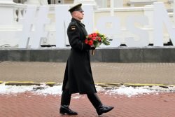 2023-01-28 Jono Žemaičio aikštėje. Algimanto Pečiukaičio nuotr.