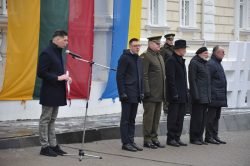 2023-01-28 Jono Žemaičio aikštėje. Gintauto Šniro nuotr.