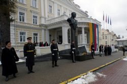 2023-01-28 Jono Žemaičio aikštėje. Mindaugo Abaravičiaus nuotr.