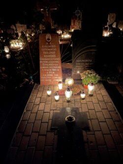 2023-11-01 Lyduokių kapinėse. A.Vareikio nuotr.