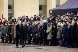 2024-01-13 Nepriklausomybės aikštėje. Olgos Posaškovos (LRS kancel.) nuotrauka