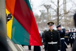 2024-01-13 Nepriklausomybės aikštėje. Olgos Posaškovos (LRS kancel.) nuotrauka