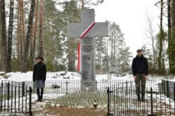 2024-01-28 Apie 16:00 prie Kaniūkų memorialo. Šalčininkų raj. sav. fb nuotr.